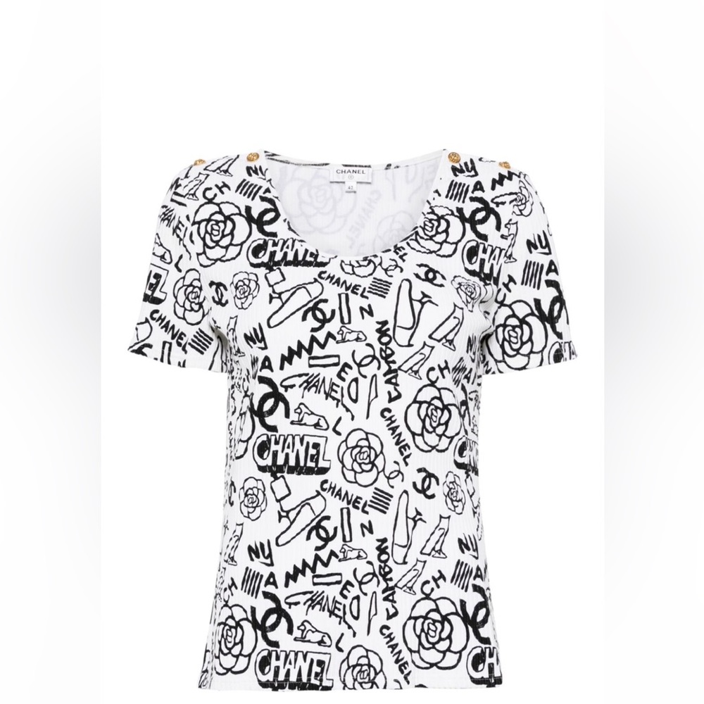 Chanel Graffiti Tee.